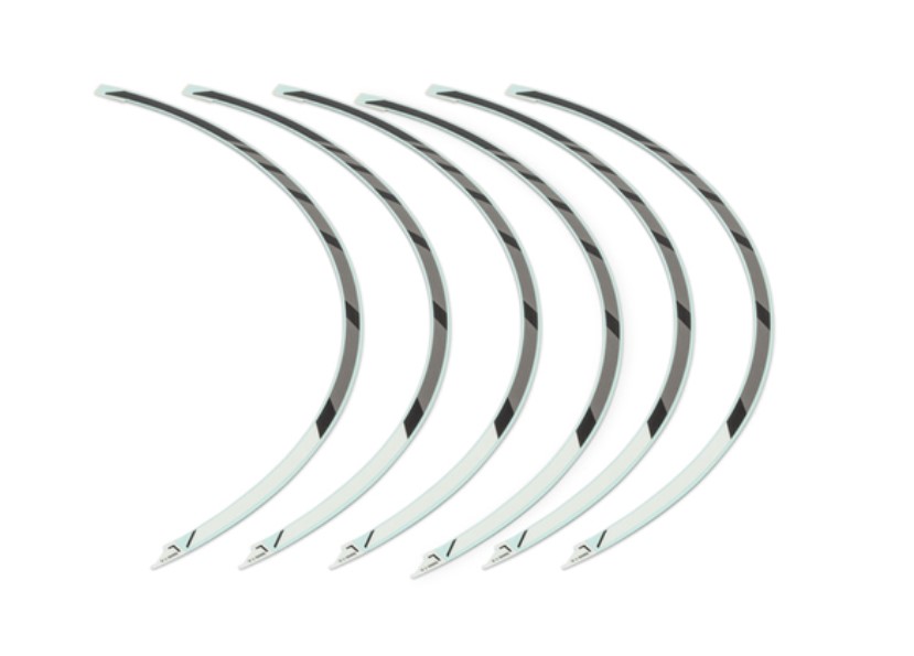 Jeu d'autocollants décoratifs pour jantes (17") *NH-431M* INDY GRAY METALLIC Original Honda