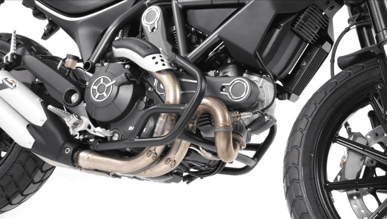 Arceau de protection du moteur noir pour Ducati Scrambler 400 Sixty2 (16-20) Hepco & Becker
