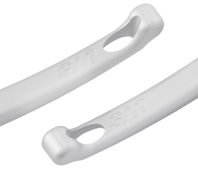 Kit levier de frein sport gauche/droite pour Vespa LX/LXV/S/Primavera/Sprint 50-150ccm, argent mat