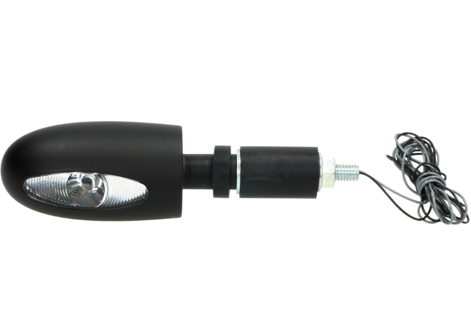 Clignotant Kellermann, BL 1000, acier, LED, VR/VL, 12 V, noir satiné, homologué E