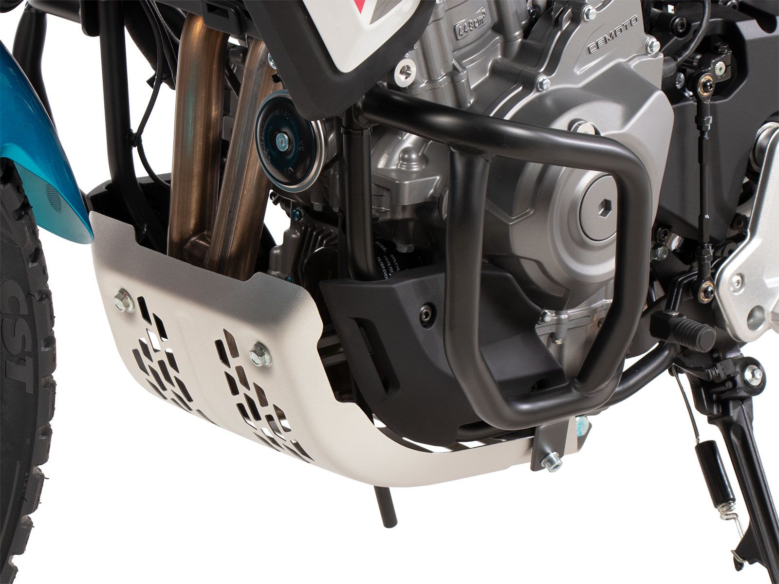 Arceau de protection moteur noir pour CFMoto 450 MT (24-) Hepco & Becker