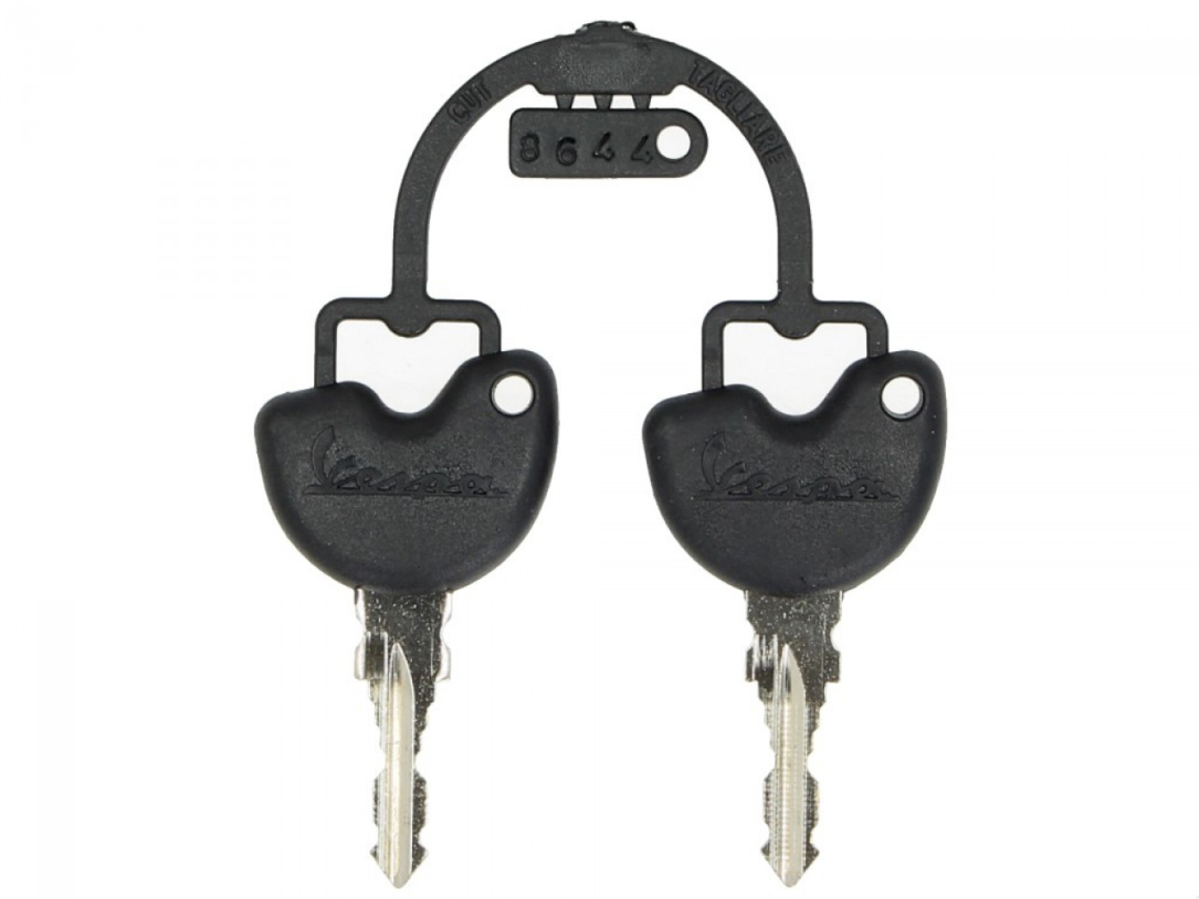 Top case original 32 l. pour Vespa Primavera rouge dragon mat 896/A