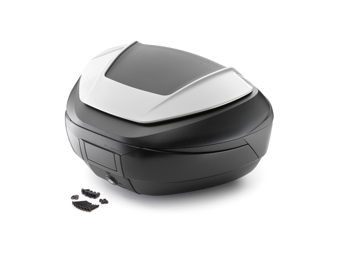 Topcase KTM (blanc) pour Duke 125, 390, 690, 790, 1090 1290 Adventure / Superduke