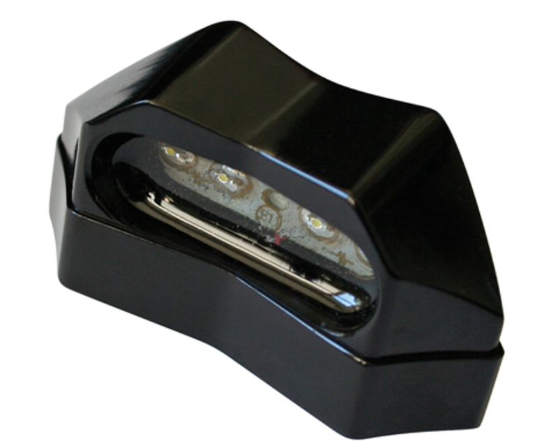 HIGHSIDER smart LED éclairage de plaque d'immatriculation noir (1pc)