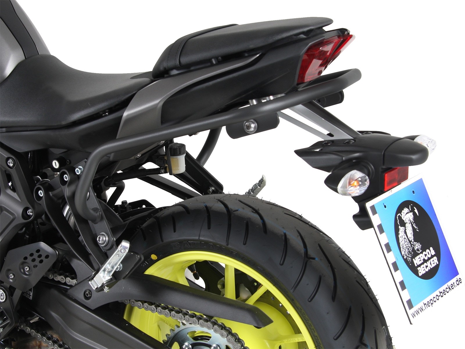 Arceau de protection arrière Lock it anthracite pour Yamaha MT-07 (année 18-) Hepco & Becker