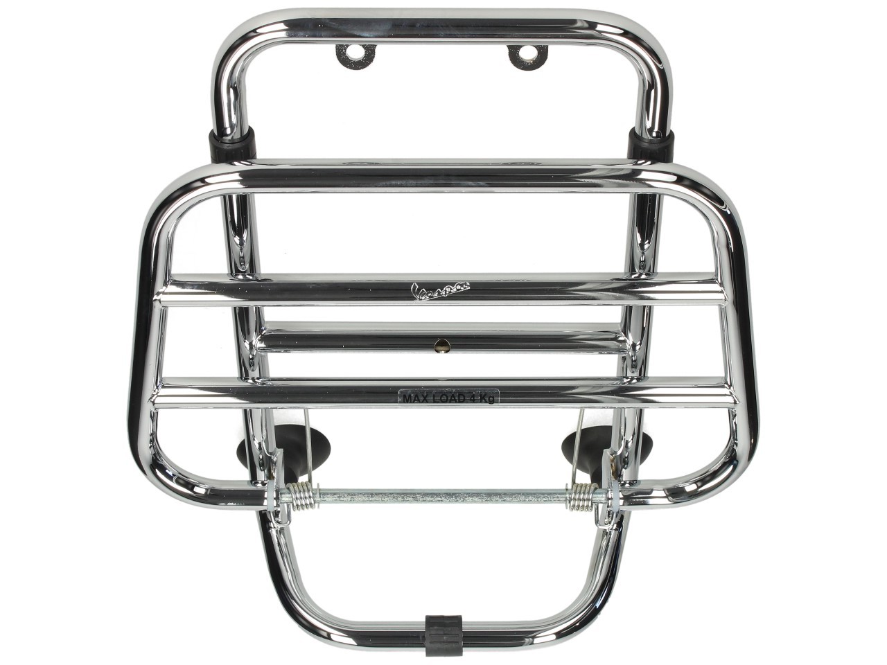 Porte-bagages avant, chromé, rabattable, pour Vespa GTS