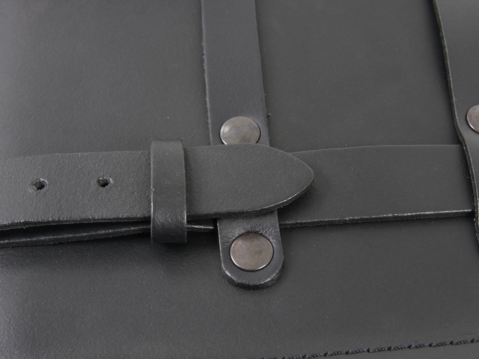 Sacoche arrière en cuir LEGACY Hepco & Becker - Noir