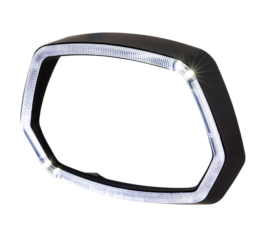 Anneau de lampe LED anneau lumineux pour Vespa Sprint 50ccm 2T/4T, noir mat