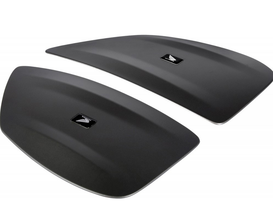 Original Honda CTX700N Kit de garniture de coffre Mat Gunpowder Black Metallic NH463