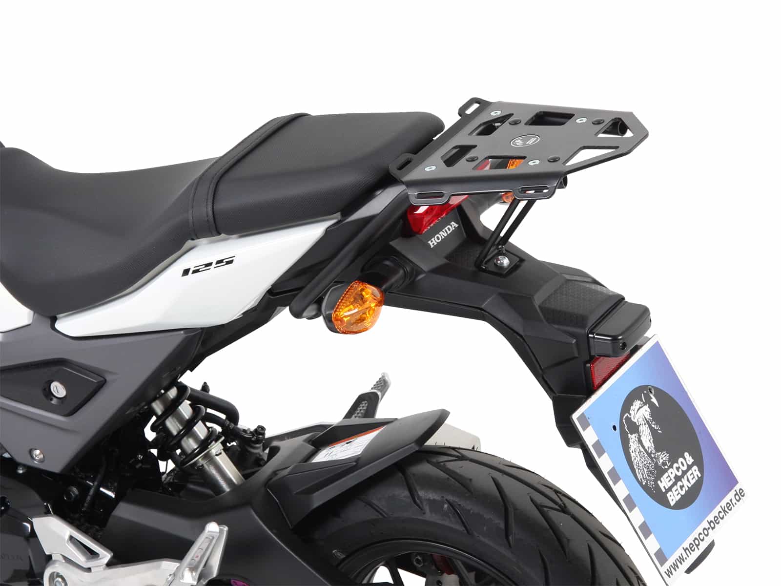 Porte-bagages arrière souple Minirack noir pour Honda MSX 125 /Grom (17-20) Hepco & Becker