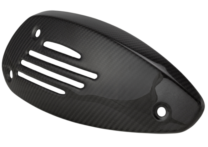 Bouclier thermique d'échappement pour Vespa GTS/GTS Super/GTV/GT 60 125-300ccm, carbone