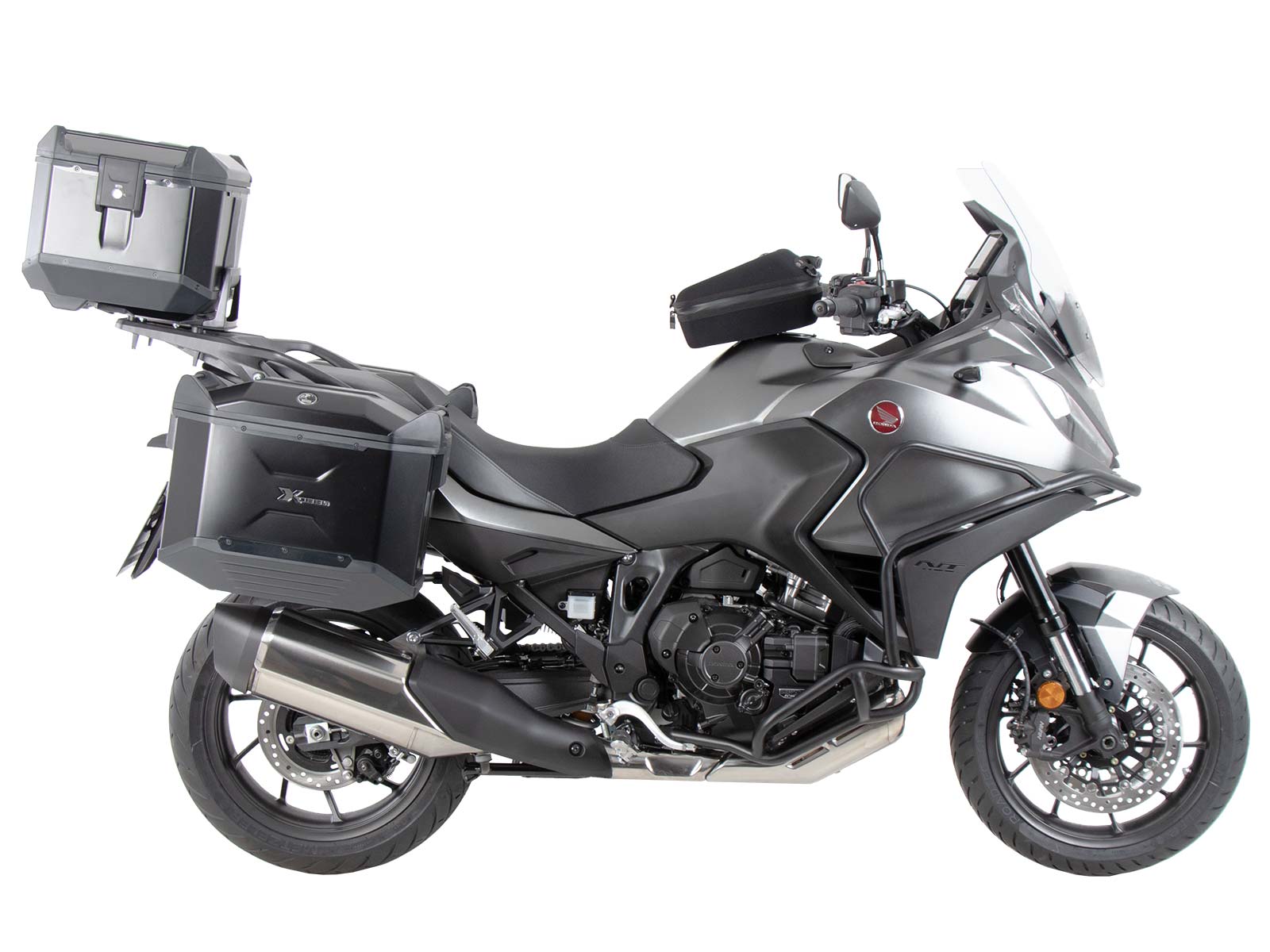 Porte-bagages latéral vissé noir pour Honda NT 1100 (22-24) Hepco & Becker
