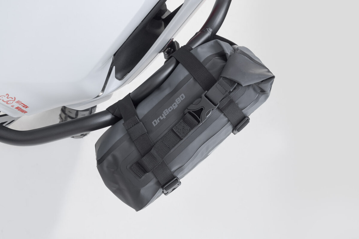 Drybag 80 sacoche arrière pour Aprilia ETV 1200 Caponord, noir / gris - SW Motech