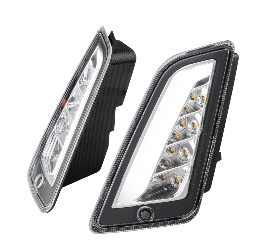 Kit de clignotants avant & arrière pour Vespa GTS/GTS Super/GTV 125-300ccm, clair