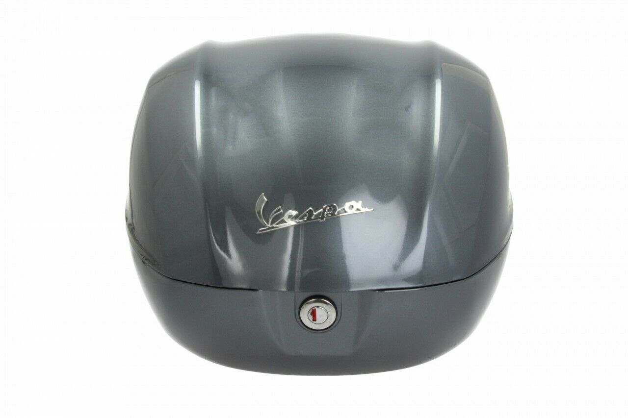 Top case Vespa 32 L gris brillant G03 sans dossier