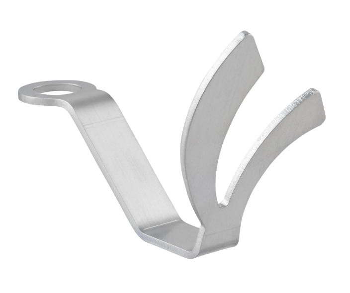 Crochet pour casque, sous le siège pour Vespa, argenté