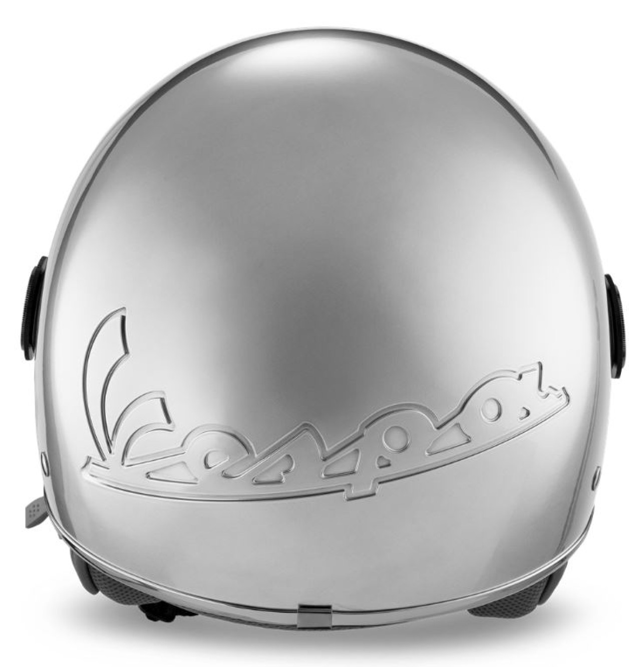 Casque jet Vespa Visor 4.0 DEC Blade argent mat