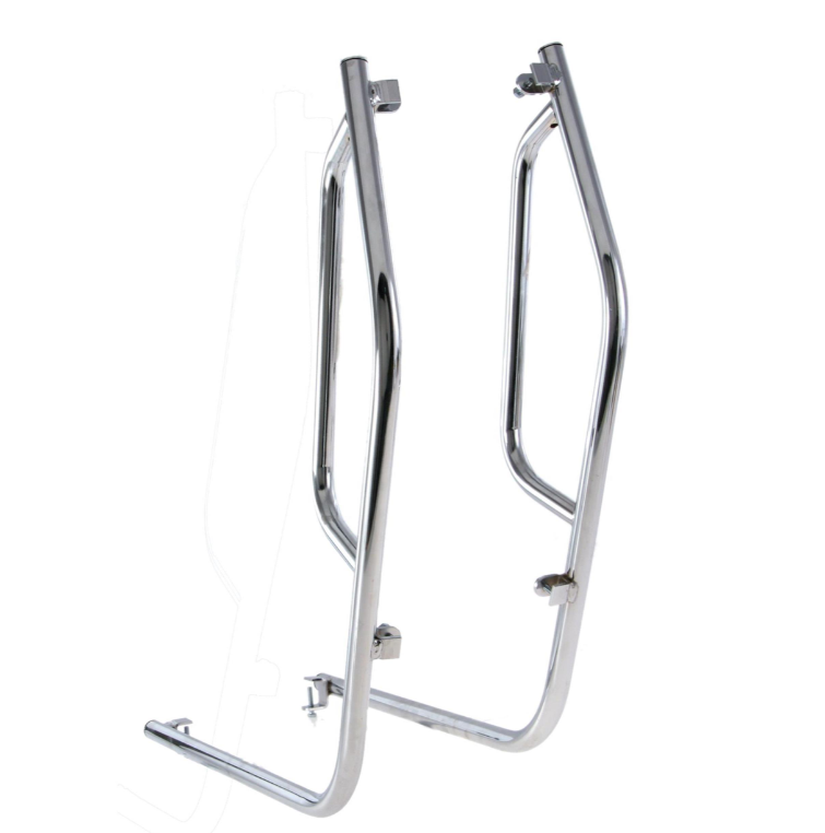 Protège-jambes Traveller pour Vespa PX 80-200ccm, chrome
