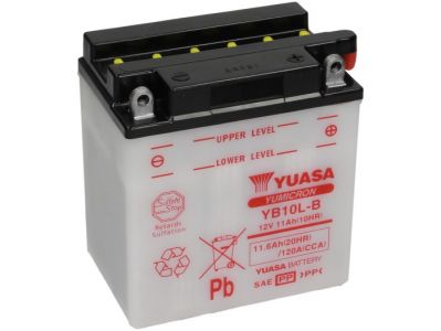 Batterie Yuasa YB10L-B, 12 V, 11 A, standard, sans pack d'acide, 135x90x145
