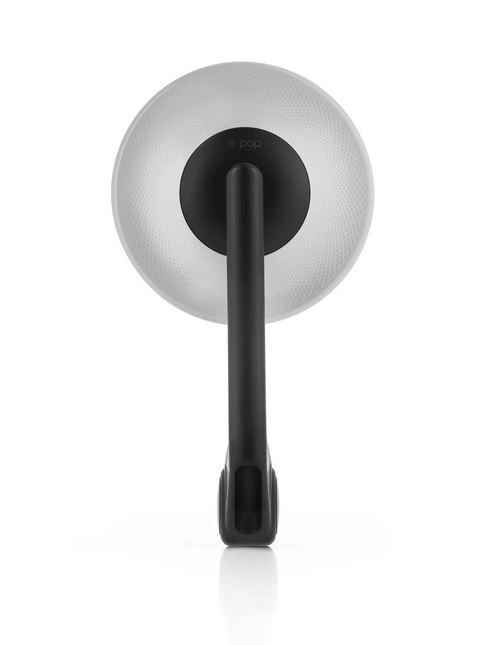 Rétroviseur d'extrémité de guidon RIZOMA E-POP gauche ou droit pour Vespa, noir/gris