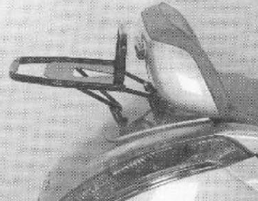 Porte-bagages tubulaire porte-topca argent pour Aprilia Atlantic 500 (02-05) Hepco & Becker