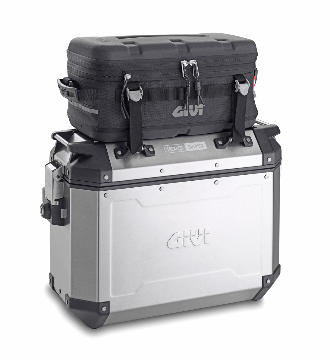 Givi Kit de valises latérales en aluminium Trekker Outback 37L Monokey