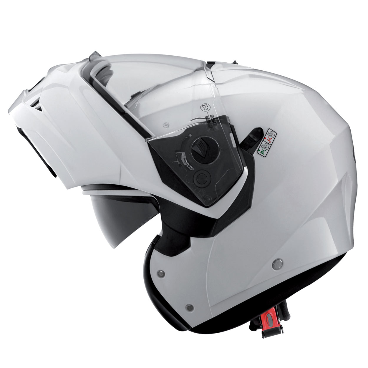 Caberg casque Duke II, blanc métallisé