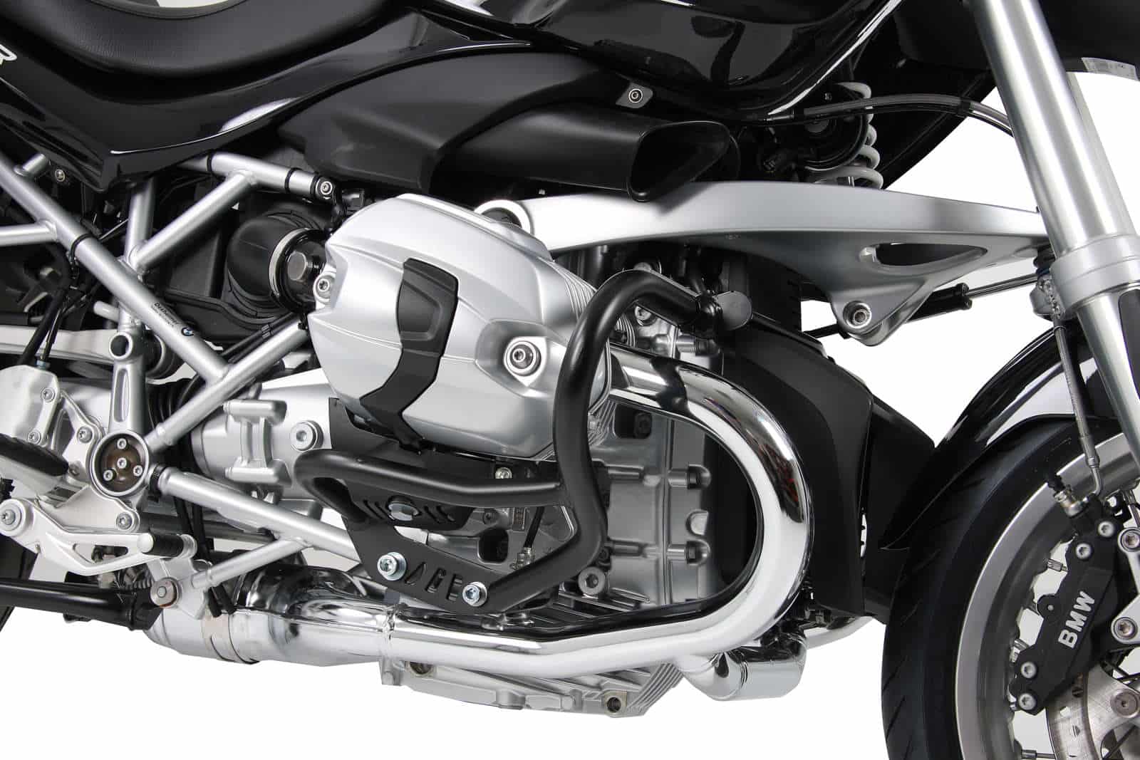 Arceau de protection moteur noir pour BMW R 1200 R (06-10) Hepco & Becker