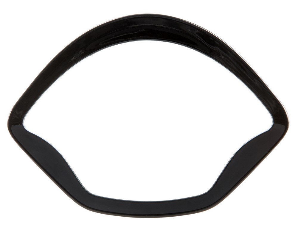 Anneau décoratif tachymètre pour Vespa GTS/GTS Super 125-300ccm ('14-), noir brillant