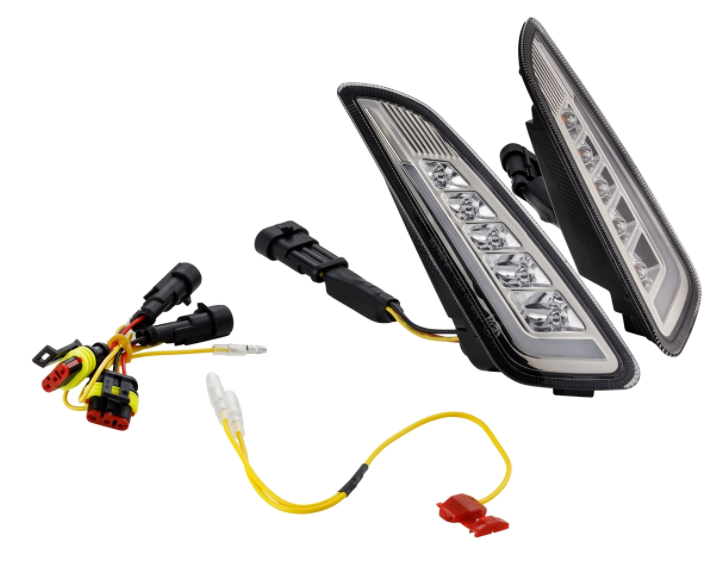 Kit clignotant avant gauche/droite pour Vespa Primavera/Sprint 50ccm 2T/4T, teinté