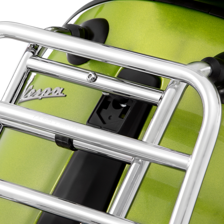 Porte-bagages avant pour Vespa Primavera /Sprint /Elettrica 50-150ccm, pliable, chrome