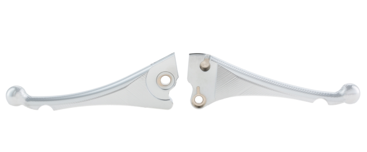 Kit levier de frein sport "Shorty 3D" gauche/droite pour Vespa LX/LXV/S/Primavera/Sprint, chrome