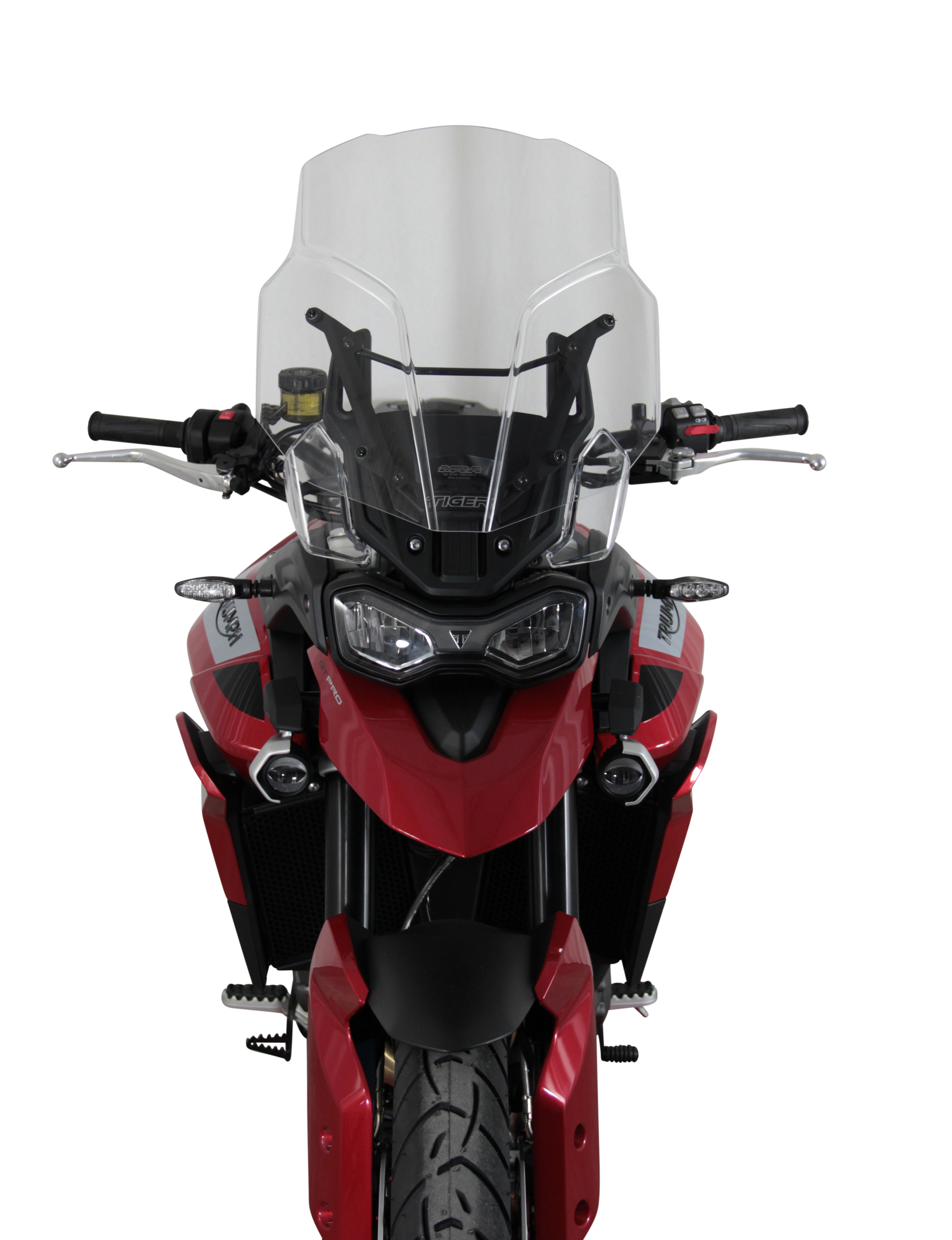 Pare-brise de randonnée MRA "TM" pour TRIUMPH TIGER 900 /GT PRO (année 19-) - gris fumée