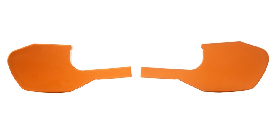 Adaptateur de repose-pieds passager pour Vespa GTS/GTS Super/GTV/GT 60/GT/GT L 125-300ccm, orange mat