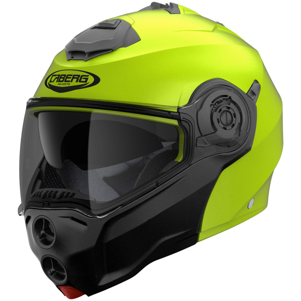 Caberg casque Droid Hi Vizion, jaune fluo/noir