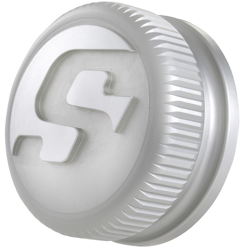 Bouchon de réservoir pour Vespa, argent mat