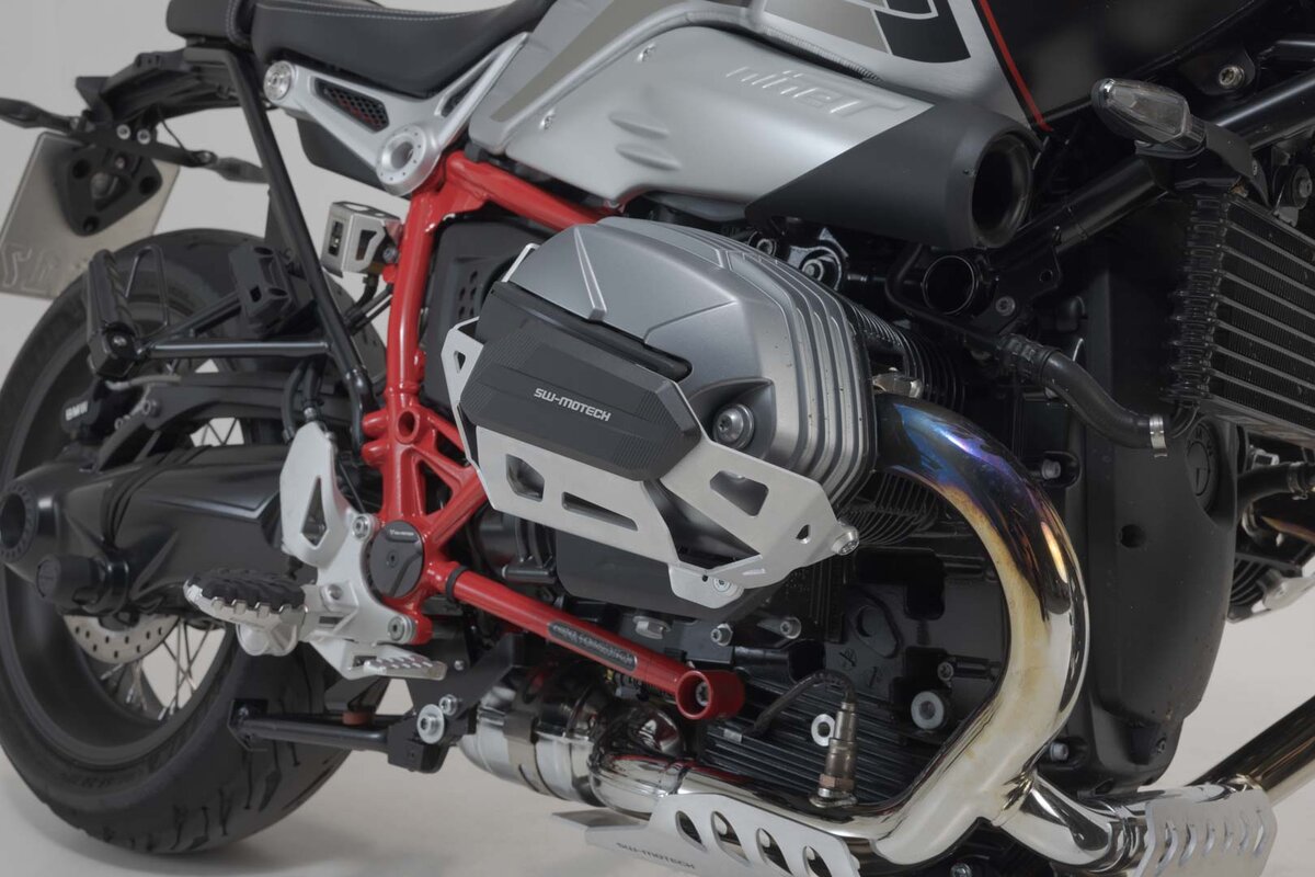 SW-Motech protection cylindrique argentée pour BMW R 12 G/S (25-)