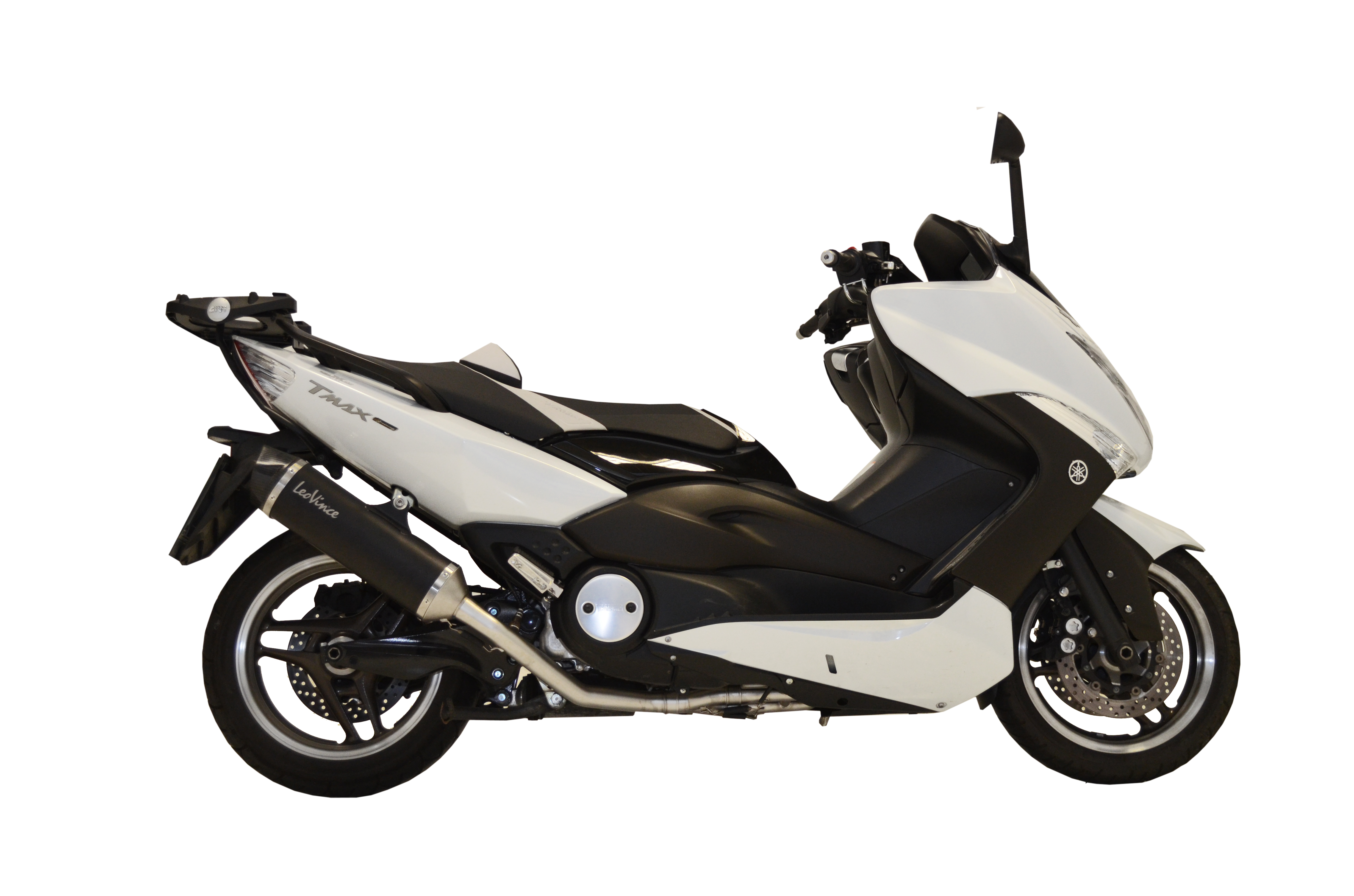 LeoVince Système d?èchappement SBK Nero Evo 2, acier inoxydable, système complet pour Yamaha T-MAX 500 (Bj.08-11)