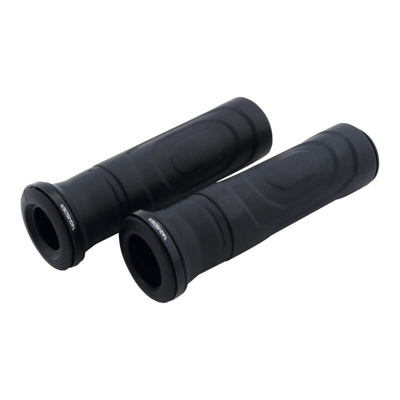 HIGHSIDER pro Goma-RS Gomme de poignée noire 7/8 pouce (22,2 mm), 125 mm (paire)