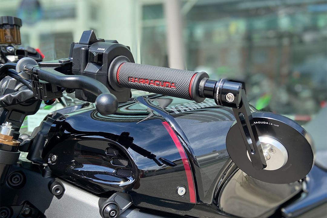 Barracuda miroir SKIN-S BAR END B-LUX noir/argent