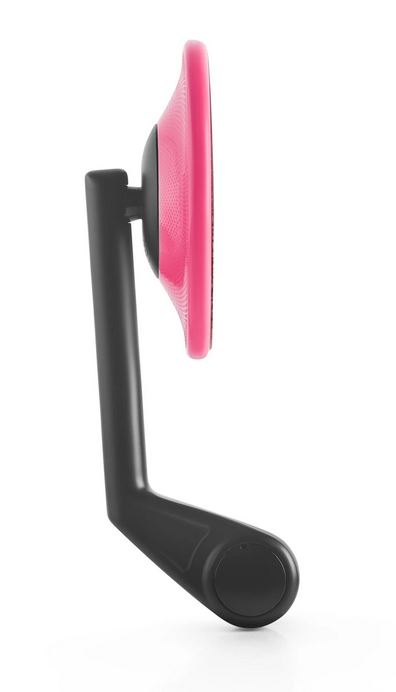Rétroviseur d'extrémité de guidon RIZOMA E-POP gauche ou droit pour Vespa, noir/rose