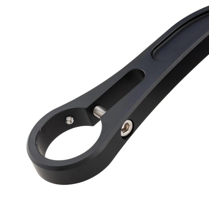 Rétroviseur d'extrémité de guidon pour Vespa, gauche ou droite, rond, noir mat