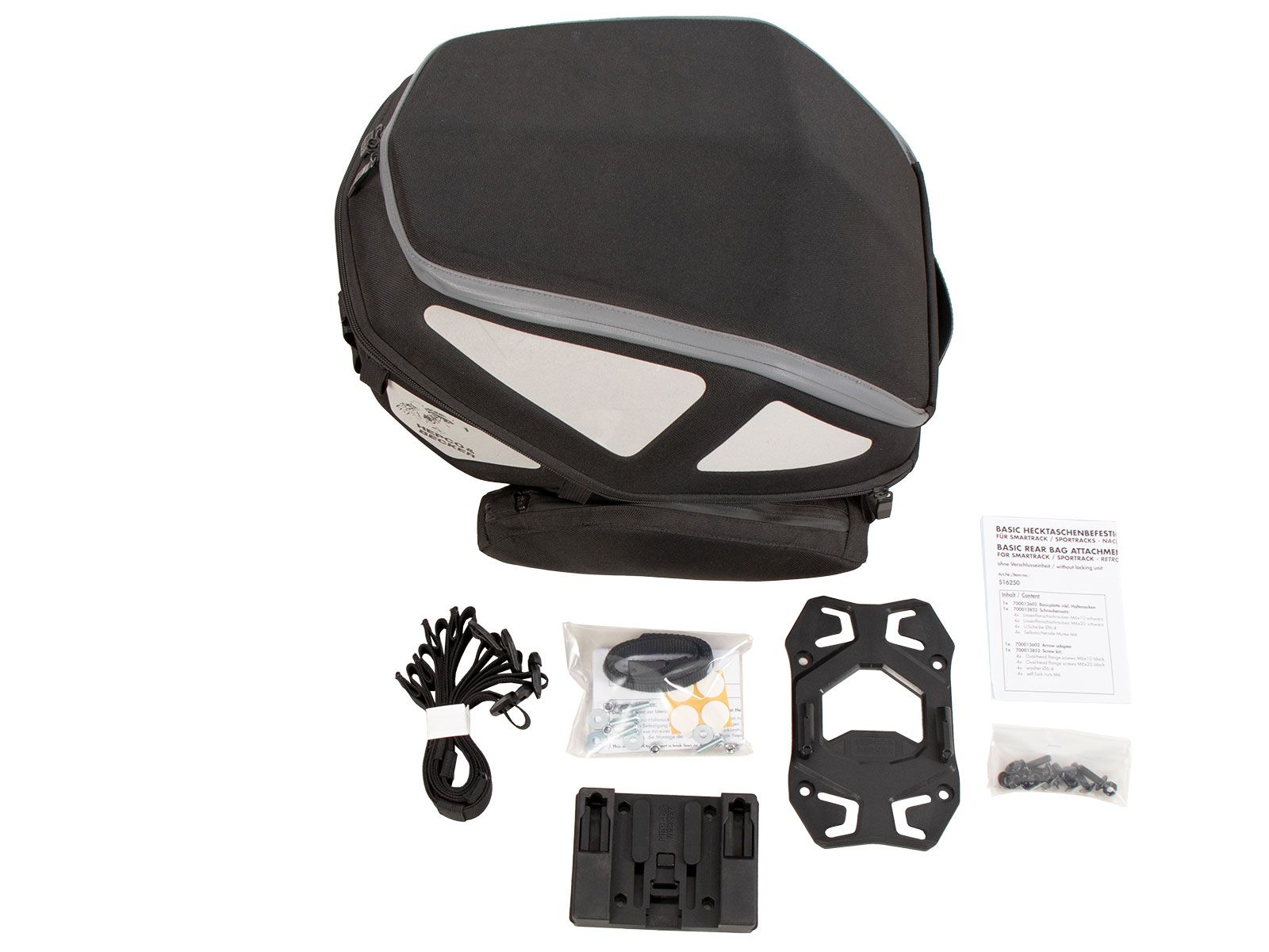 Royster Rearbag sacoche arrière y compris fixation basique Hepco & Becker