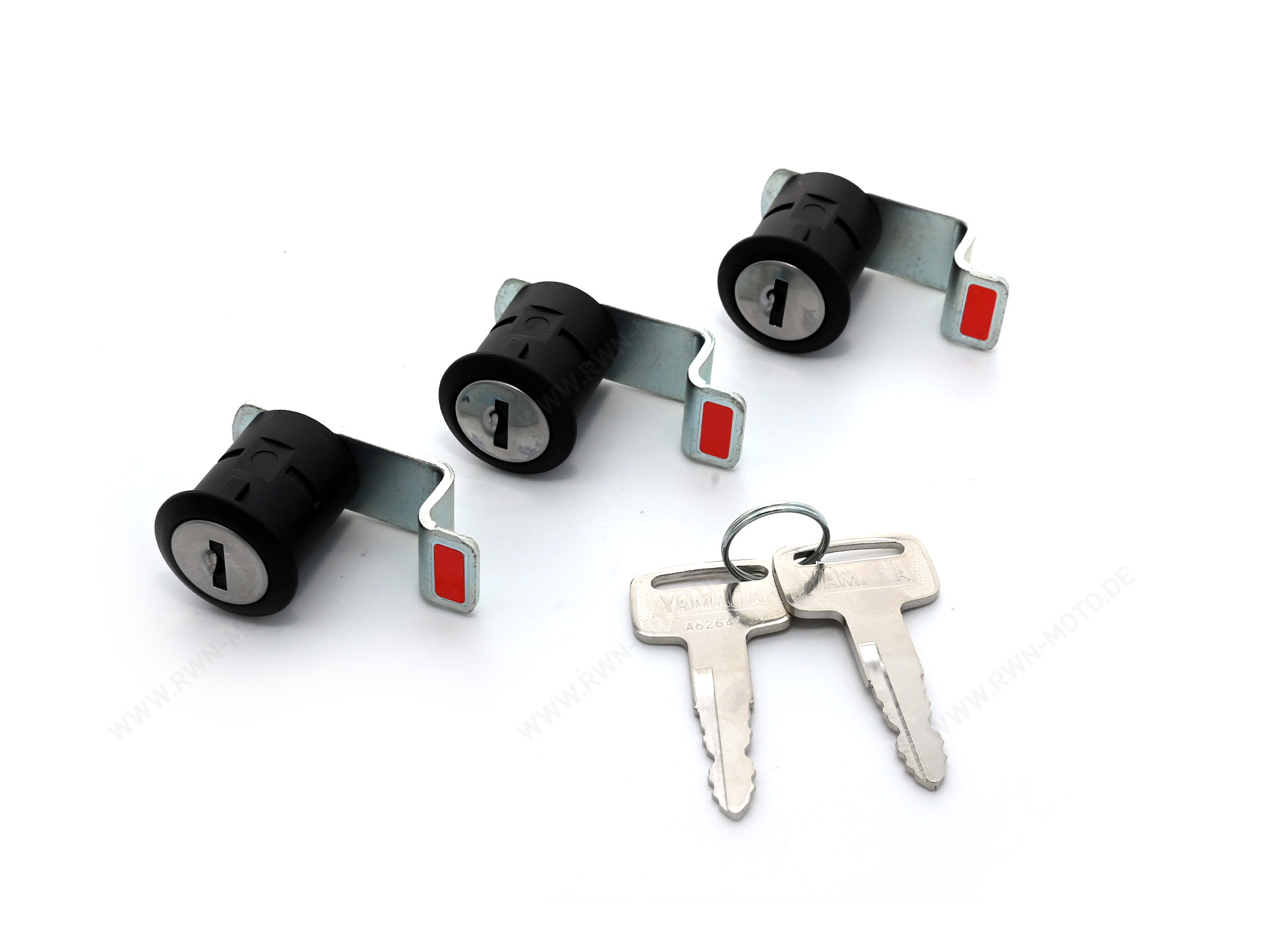 Ensemble de serrures pour valises latérales / top cases pour Tracer 700 / 900 et FJR 1300 Original Yamaha