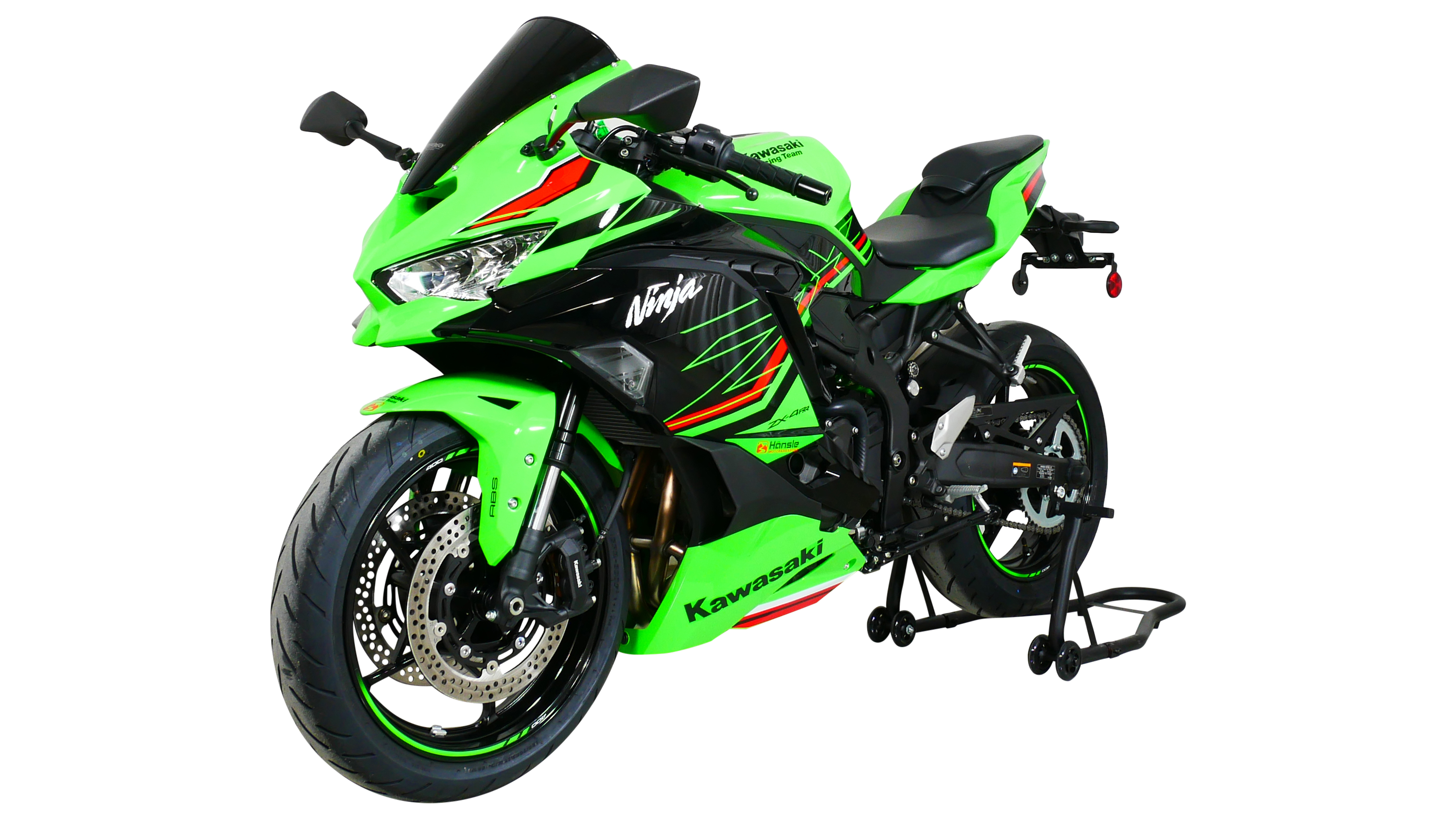 Ecran MRA Racing "R" noir pour Kawasaki ZX-4 R / ZX- 4 RR (24-)
