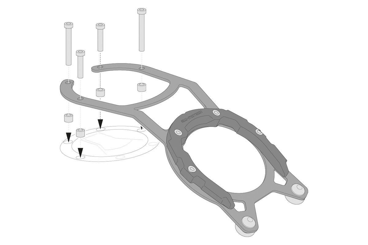 Anneau de réservoir SW-Motech PRO pour Moto Guzzi V85 TT / Strada