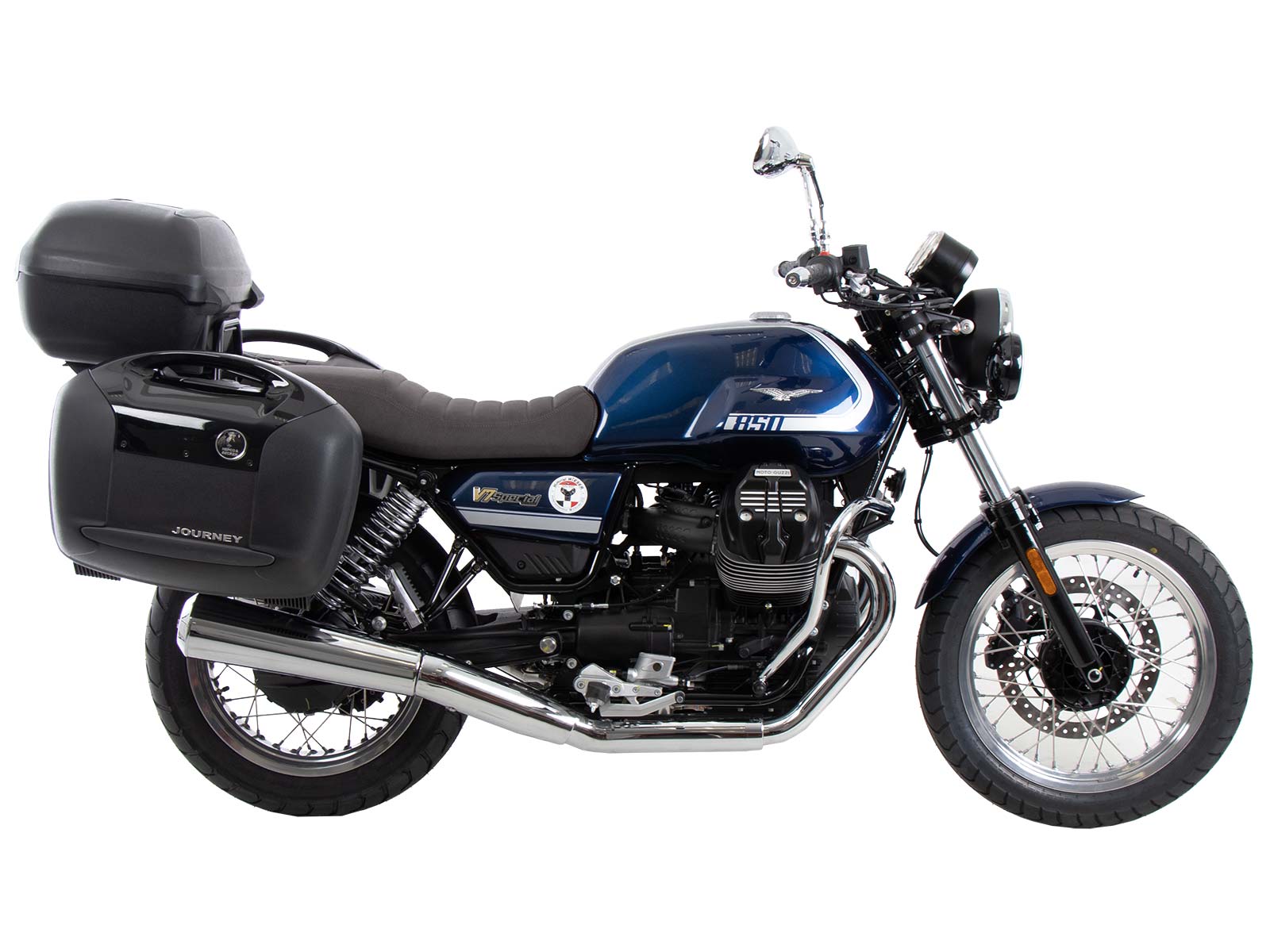 Porte-bagages pour Moto Guzzi V7 850 2021- Original Hepco & Becker