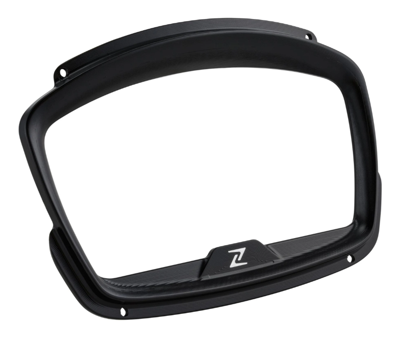 Anneau décoratif tachymètre pour Vespa GTS Supertech HPE 125/300 ('19-), noir brillant