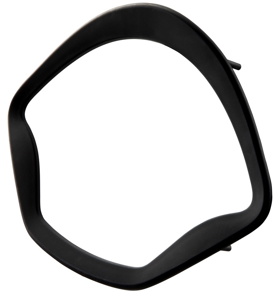 Anneau décoratif tachymètre pour Vespa GTS/GTS Super 125-300ccm ('14-), noir mat