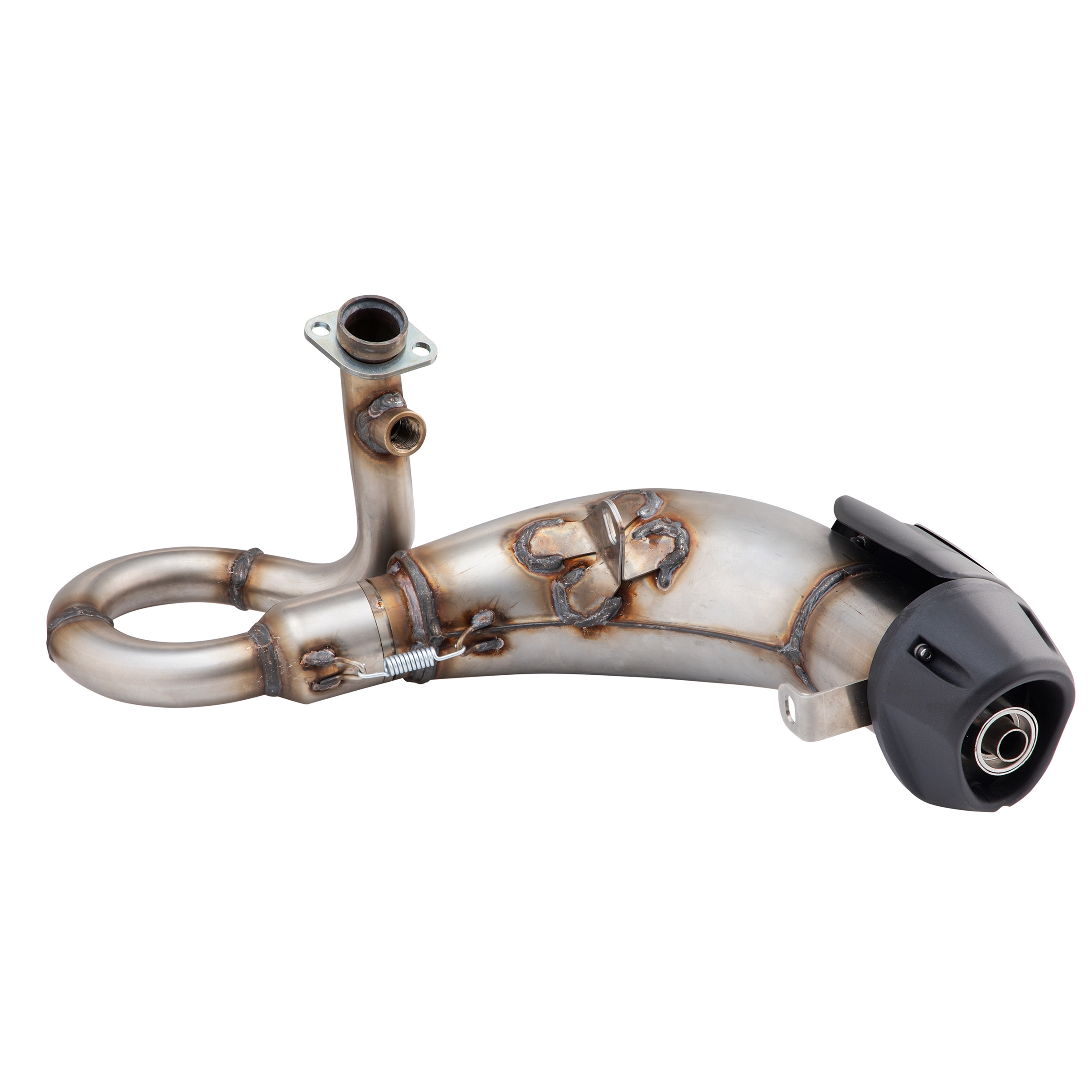 Échappement racing pour Vespa GTS/GTS Super/GTV/GT 60 125-300ccm i.e., 4T, LC, inox